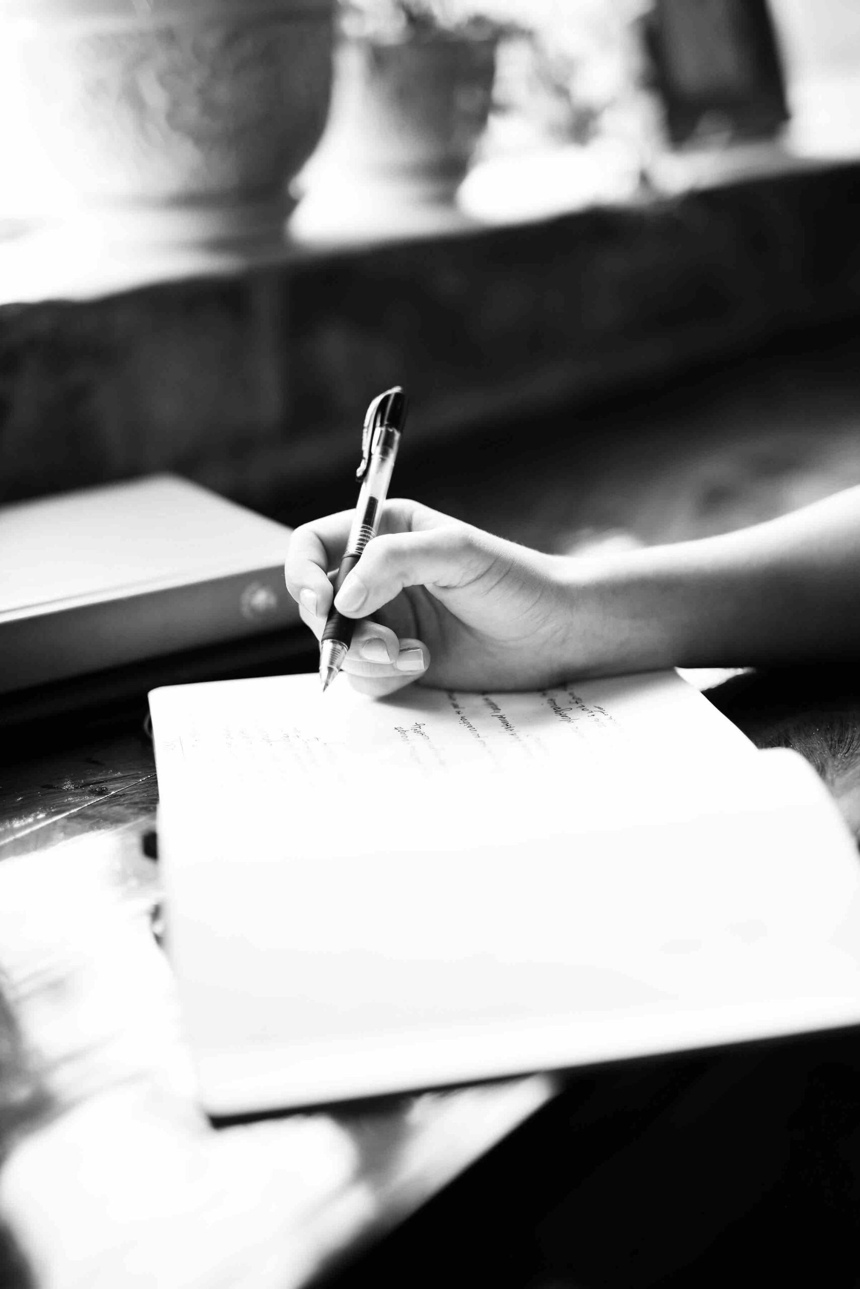 écrire sa biographie